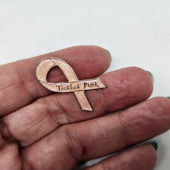 Set Of Awareness Ribbon Pins & Decorative Hand Pin With Floral Details Lot of 4 - Picture 3 of 8